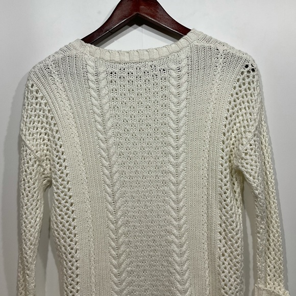 Madewell Karlie Cable Knit Sweater; perfect for fall/winter gathering. Size: XXS - Picture 10 of 15